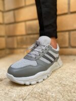 ⁦Chaussure streetwear casual confortable semelle absorbante au chocs - GRIS⁩ - الصورة ⁦6⁩