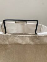 ⁦Panier À Linge Pliable Avec Support En Fer en forme de X⁩ - الصورة ⁦11⁩