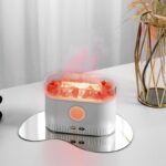 ⁦Humidificateur flamme multicolore des huiles essentielles aromatiques en pierre de sel 200ml - موزع روائح الزيوت العطرية باللهب مع صخور الملح الكريستالي 200 مل⁩ - الصورة ⁦3⁩