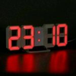 ⁦Horloge Murale numérique LED 3D⁩ - الصورة ⁦5⁩