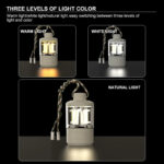 ⁦Lanterne Led Portable d'extérieur avec chargement de Type C, Power Bank, lampe de tente, fonction batterie externe⁩ - الصورة ⁦5⁩