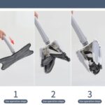 ⁦Serpillière Papillon Rotative en Microfibre Type X – ممسحة دوارة من الألياف الدقيقة⁩ - الصورة ⁦4⁩