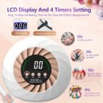 ⁦Lampe à Ongles UV LED 268W avec Capteur Automatique et 4 Minuteries – مصباح العناية بالأظافر⁩ - الصورة ⁦3⁩