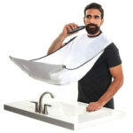 ⁦Bavoir à Barbe Pour Homme Tissue Imperméable – مأزر حلاقة يثبت على المرآة⁩ - الصورة ⁦6⁩