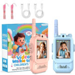 Pack Talkie-walkie 2pcs pour enfants avec vidéo et camera HD rechargeable