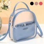 Sac à dos transparent Top avec pochette intérieure 2en1 tendence 2023