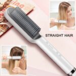 ⁦Brosse à cheveux chauffante en céramique 6 niveaux de chaleur 360° – Lisseur HQT-909B⁩ - الصورة ⁦8⁩