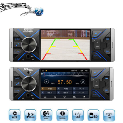 Poste Radio Multimedia Bluetooth USB/MicroSD/Aux G-9703 – جهاز راديو مع منفذ تشغيل الكاميرا