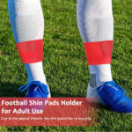 ⁦Bandes de maintien pour jambières de football en silicone 2pcs⁩ - الصورة ⁦5⁩