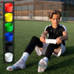 ⁦Bandes de maintien pour jambières de football en silicone 2pcs⁩ - الصورة ⁦4⁩