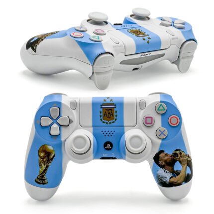 SONY DualShock Manette PS4 Sans Fil, Batterie Rechargeable (High Copy) – Edition Argentina