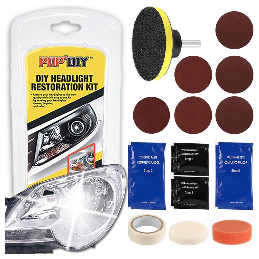 1771497142803_osv1m2vt_pop-diy-0.jpg Kit Rénovation Phare Voiture pour Les Rayures De Jaunissement - طقم تنظيف أضواء السيارة - الصورة 1