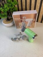 ⁦Pistolet de massage pour soulager la douleur 6 vitesses 4 têtes LM-810T - جهاز تدليك بعدة رِؤوس⁩ - الصورة ⁦11⁩