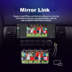 ⁦Autoradio 1 DIN avec écran Tactile de 6,9 Pouces Compatible avec Apple CarPlay Wireless/Android Auto - جهاز راديو سيارة⁩ - الصورة ⁦7⁩