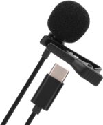 ⁦Microphone cravate professionnel USB-C de 2 m à condensateur sphérique - ميكروفون جودة صوت احترافية كابل بطول 2 متر⁩ - الصورة ⁦6⁩