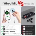 ⁦Microphone cravate professionnel USB-C de 2 m à condensateur sphérique - ميكروفون جودة صوت احترافية كابل بطول 2 متر⁩ - الصورة ⁦3⁩