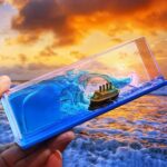 ⁦Décoration en forme de bateau de croisière insubmersible V2 - زينة على شكل سفينة سياحية لا تغرق⁩ - الصورة ⁦4⁩