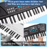 ⁦Piano éducatif à clavier électronique pour enfants, avec microphone et 37 touches - بيانو تعليمي بـ 37 مفتاحاً للأطفال⁩ - الصورة ⁦2⁩