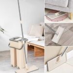 ⁦Balai-serpillère plat avec seau à deux compartiments et lingettes en microfibre - ممسحة مايكروفيبر مع دلو بغرفتين للفصل بين الماء النظيف⁩ - الصورة ⁦3⁩