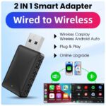 ⁦Adaptateur sans fil Android pour voiture Carplay et Android Auto - محول "كاربلاي" اللاسلكي 2 في 1⁩ - الصورة ⁦8⁩