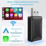 ⁦Adaptateur sans fil Android pour voiture Carplay et Android Auto - محول "كاربلاي" اللاسلكي 2 في 1⁩ - الصورة ⁦7⁩