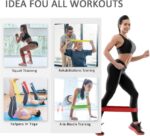 ⁦Ensemble de bandes de résistance Elastiques 5Pcs pour exercices de sport - طقم أحزمة المقاومة للرياضيين⁩ - الصورة ⁦2⁩