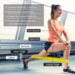 ⁦Ensemble de bandes de résistance Elastiques 5Pcs pour exercices de sport - طقم أحزمة المقاومة للرياضيين⁩ - الصورة ⁦3⁩