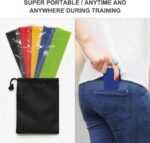 ⁦Ensemble de bandes de résistance Elastiques 5Pcs pour exercices de sport - طقم أحزمة المقاومة للرياضيين⁩ - الصورة ⁦9⁩