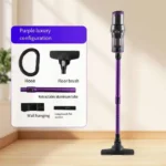 ⁦Multismart Aspirateur Balai Filaire Sans Sac 500W 5 en 1 avec Aspirateur à Main - 18KPa - مكنسة كهربائية يدوية⁩ - الصورة ⁦8⁩