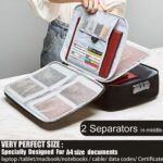 ⁦Organiseur de documents multifonctionnel avec serrure de sécurité - حقيبة تنظيم الملفات مع قفل أمان برمز سري⁩ - الصورة ⁦8⁩