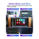 ⁦Autoradio 1 DIN MP5 Player Carplay et Android Auto Full HD - مشغل راديو للسيارة⁩ - الصورة ⁦5⁩