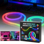 Bande LED RGB tube 360° numérique 5m 16mm USB 5V App Control - شريط إضاءة ملونة