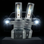 ⁦Kit Lampe de phare Canabus M1 H4 LED 6000K 60W - مصابيح إضاءة أمامية للسيارات⁩ - الصورة ⁦3⁩