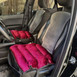 ⁦Pack Housse de Protection Siège Auto en Velours Rembourrée Confortable et Moelleux 3PCS – طقم أفرشة مقاعد السيارة جد مريحة⁩ - الصورة ⁦5⁩