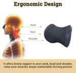 ⁦Oreiller cervical d'appui-tête de voiture en mousse à mémoire de forme - وسادة عنق في السيارة⁩ - الصورة ⁦4⁩