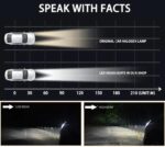 ⁦Kit Lampe de phare H7 F10 Super LED 6500K - مصابيح إضاءة أمامية للسيارات⁩ - الصورة ⁦5⁩