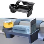 Porte-gobelet boisson, avec Support de téléphone, Étagère de rangement - حامل أكواب للمشروبات مع حامل للهاتف