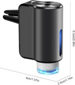 ⁦Diffuseur d'huile intelligent à clip sortie de climatisation avec 3 recharge - طقم معطر سيارة⁩ - الصورة ⁦3⁩