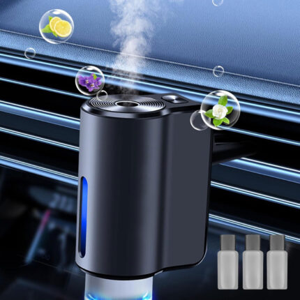Diffuseur d'huile intelligent à clip sortie de climatisation avec 3 recharge - طقم معطر سيارة