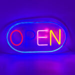 ⁦Panneau LED Neon Signe Open - لوحة مضيئة لواجهة محل⁩ - الصورة ⁦3⁩