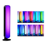 ⁦Barre LED RGB 2PCS synchronisée avec la musique et les sons 8 modes d'éclairage - أضواء ملونة متزامنة مع الموسيقى⁩ - الصورة ⁦9⁩