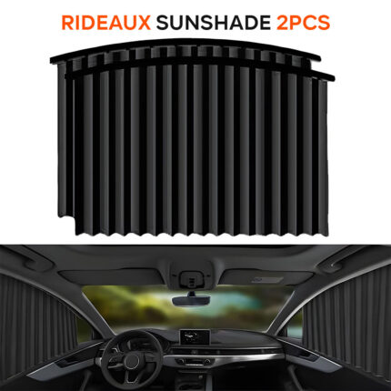 Rideaux Pare-Soleil Magnétiques pour Voiture 2PCS - ستائر السيارة المغناطيسية الواقية من الشمس