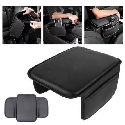 Coussin d'Accoudoir de Voiture avec Poches de Rangement - وسادة مسند ذراع السيارة المريحة مع جيوب تخزين