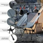 ⁦Chaise de Camping Pliante Ultra-Légère avec Pochette - كرسي التخييم المحمول فائق الخفة⁩ - الصورة ⁦2⁩