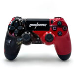 ⁦SONY DualShock Manette PS4 Sans Fil, Batterie Rechargeable (High Copy) – Edition Ghost Runner⁩ - الصورة ⁦2⁩