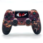 ⁦SONY DualShock Manette PS4 Sans Fil, Batterie Rechargeable (High Copy) – Edition Street Fighter V2⁩ - الصورة ⁦2⁩
