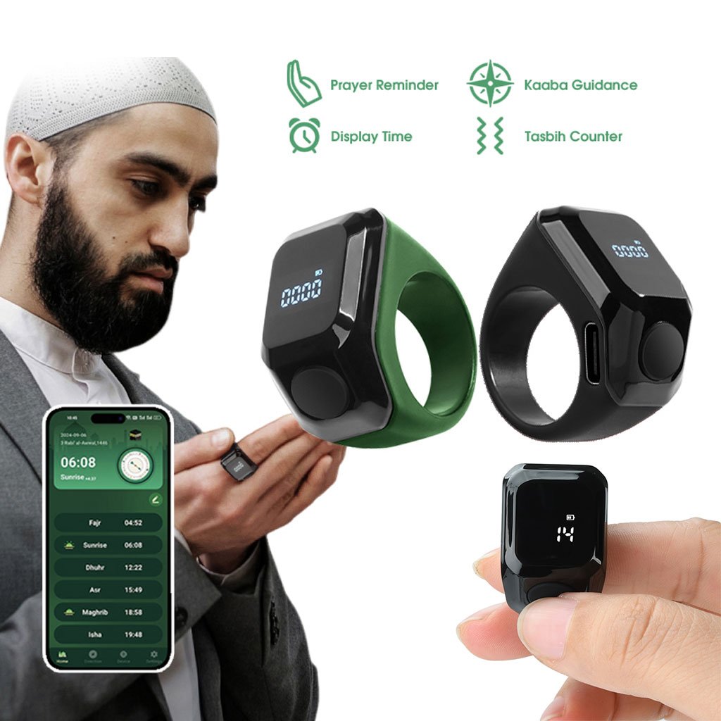 1777383085470_1bgsgbzn_zikr-counter-bst03-cnc-(1) Anneau de Zikr Intelligent avec Bluetooth Ecran OLED - خاتم التسبيح الذكي يعمل مع تطبيق بلوتوث - الصورة 1