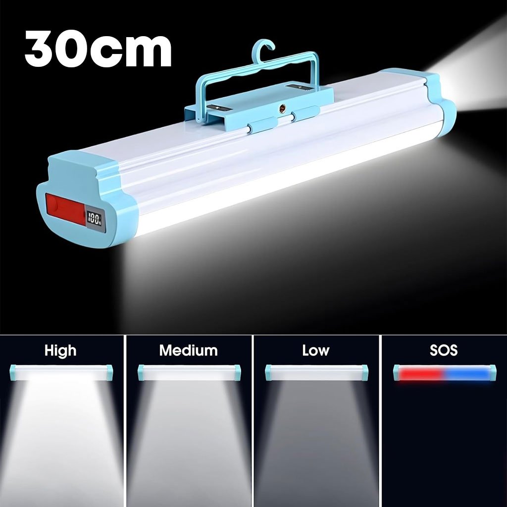 1777390105799_t1ly7zhc_lanterne-bleu-mm-cnc Lanterne de Camping 5-en-1 avec Power Bank MM 4000mAh - مصباح التخييم المغناطيسي متعدد المهام - الصورة 1