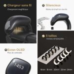 ⁦Anneau de Zikr Étanche avec Écran OLED iTasbih Faith+ Black - خاتم التسبيح الذكي المقاوم للماء بـ5 مقاسات⁩ - الصورة ⁦5⁩
