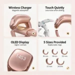 ⁦Anneau de Zikr Étanche avec Écran OLED iTasbih Faith+ Gold - خاتم التسبيح الذكي المقاوم للماء بـ5 مقاسات⁩ - الصورة ⁦2⁩